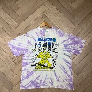 I Believe in Magic Purple Tie-Dye Tee